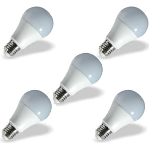 5 Adet 9,5W 3000K Günşığı LED A60 Ampul KES170