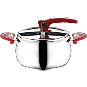 Klasik Güveç Düdüklü Tencere 14 Lt-Kırmızı