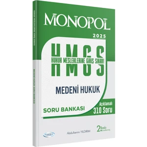 Monopol Yayınları HMGS Medeni Hukuk Soru Bankası 2. Baskı