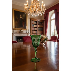 Gloria El Kesmesi Renkli Kadeh 270 cc - Özel Yemek ve Davet Bardağı