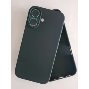 Pirok Store İphone 16 Plus  İle Uyumlu  LOGOSUZ İçi Kadife Esnek  Silikon Lansman Kılıf