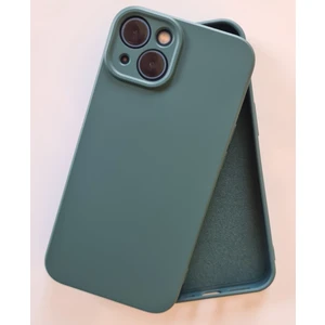 Pirok Store İphone 14 İle Uyumlu LOGOSUZ Kamera Korumalı İçi Kadife Esnek Silikon Lansman Kılıf