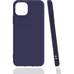 iPhone 13 Pro Max Kılıf N7TH Biye Silikon-Lacivert