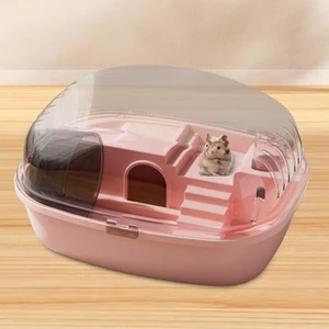 Şeffaf Üstlü ve Kolay Erişimli Lüks Hamster Evi