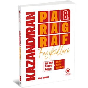 8. Sınıf Kazandıran Paragraf Fasikülleri / Büşra Tahiroğlu / Çanta Yayınları / 9786256137301
