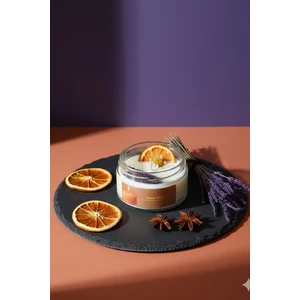 Trend Mum Portakallı ve Papatyalı Bahar Esintisi Kokulu Mum, Hediyelik Mum