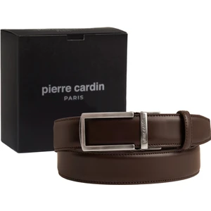 Pierre Cardin Kahve Deri Otomatik Tokalı Erkek Kemeri (En 3,5 Cm) PCOTM01K2T