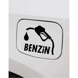 Findit Benzin Araç Depo Kapağı Sticker 12CM