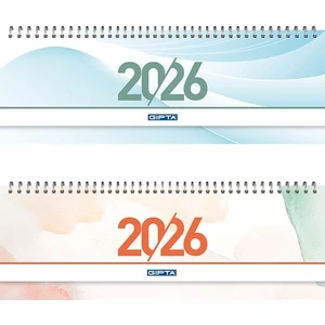 2026 Spiralli Masa Takvimi 12X33 cm 504-BTK 2 Adet