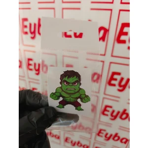 Hulk 5 cm Mini Boy Renkli Baskı 1 Adet Sticker