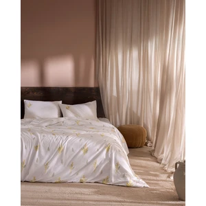 Madame Coco Yvette Tek Kişilik %100 Pamuk Ranforce Baskılı Nevresim Takımı - Sarı