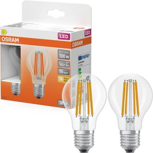 LED Flament 11W 2700K 1521LM E27 Duy Sarı Işık 2'li Ampul