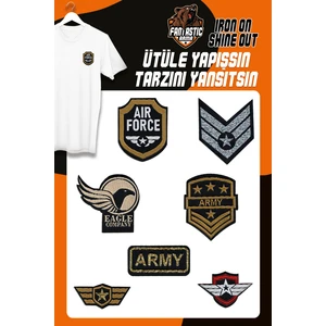 Ütü ile Yapışan Dokuma Arma Seti Patch Yama Asker/army, Air Force Modeli