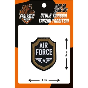 Ütü ile Yapışan Dokuma Arma Patch, Aır Force