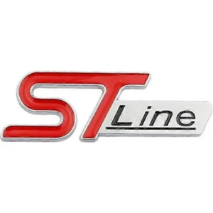 Metal St Çizgi Logo Araba Arma Scticer