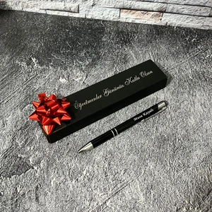 Isme Özel Metal Tükenmez Kalem Isimli  / Öğretmen / Öğretmenler Günü Hediyesi / Öğretmene Hediye / Baba / Avukat 24 Kasım