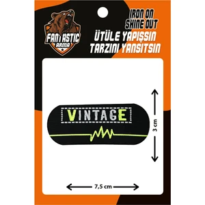 Ütü ile Yapışan Dokuma Arma Patch, Vıntage