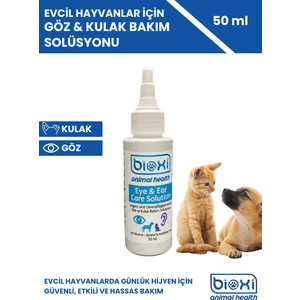Evcil Hayvanlar Için, Göz, Kulak Bakım Solüsyonu 50 ml