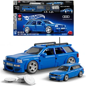 Mattel Brick Shop™ Hot Wheels® Speed Serisi - '94 Audi Avant Rs2 Yapı Oyuncağı Seti (252 Parça), Koleksiyoncular Için