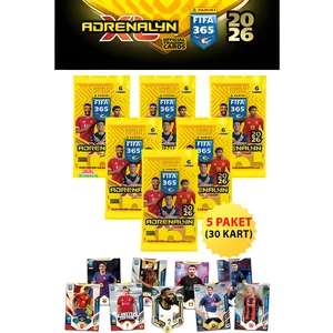 Fıfa 365 Adrenalyn  2026 Trading Card  5 Paket