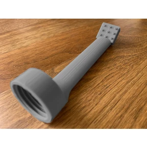 Taşınabilir Tuvalet Duşu Taharet Musluğu Portatif Bidet 1 Litre Ve Üzeri Pet Şişeler İçin (Gri)