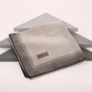 Çizgili Kehribar Eşarp