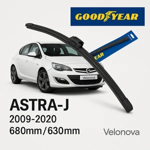 Good Year 2’li Set Muz Tipi Silecek Takımı Opel Astra J 2009-2020 Ön Cam Sileceği 680MM-630MM
