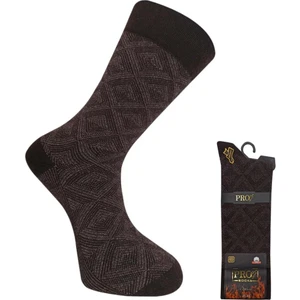 Pamuklu Havlu Kışlık Erkek Çorabı - Cebelitarık - Kahverengi - No: 41-44 (14639)