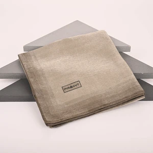 Çizgili Kehribar Eşarp