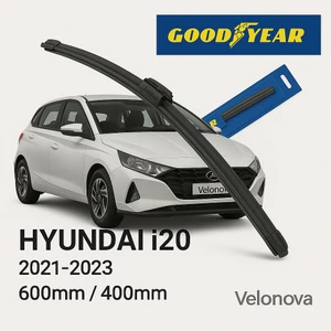 Good Year 2’li Set Araca Özel Silecek Takımı Hyundai I20 2021-2023 Ön Cam Sileceği 600MM-400MM