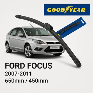 Good Year 2’li Set Muz Tipi Silecek Takımı Ford Focus 2007-2011 Ön Cam Sileceği 650MM-450MM