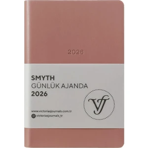 Victoria's Journals Smyth 2026 Günlük Ajanda A6 (9x14cm) Esnek Kapak Ivory 80 gr.