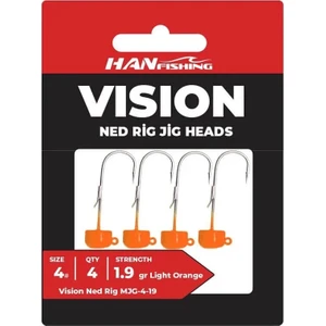 Hanfish Vision Ned Rig Light Orange Jighead