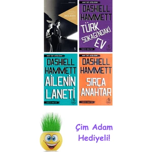 Dashiell Hammett 4 Kitap Seti + Çim Adam Hediye