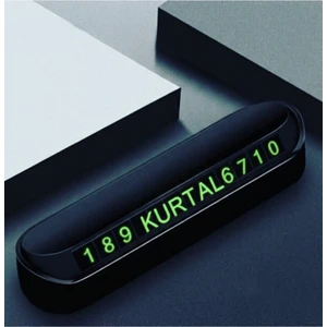 Araç Park Numaratör Numaratik Parktel Numaralık Park Tel Fosforlu