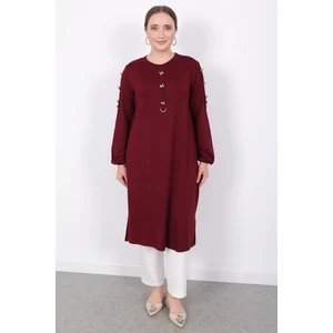 Kristal Gold Fiyonk Düğmeli Tunik