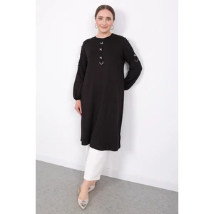 Kristal Gold Fiyonk Düğmeli Tunik