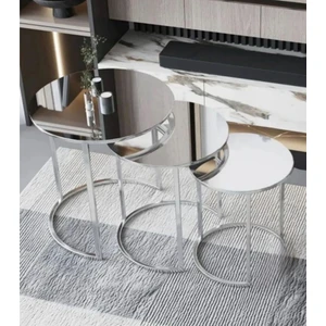 C Model Zigon Sehpa-Endüstriyel Tarz Ev Dekoru