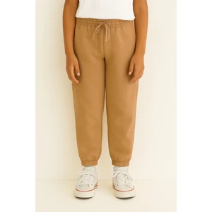 Kız / Erkek Şardonlu Lastikli Paça Kalın Cepli Eşofman Altı - 1006/1007