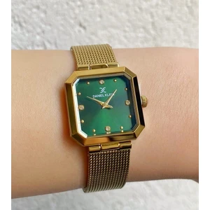 Daniel Klein DKE.1.10954 Kare Kadran Hasır Kordon 3 Atm Suya Dayanıklı Kadın Kol Saati