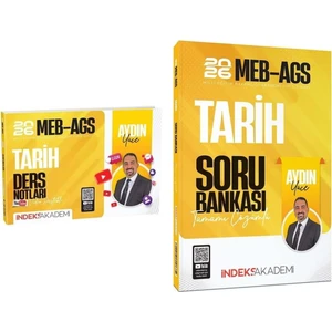 Indeks Akademi 2026 Meb-Ags Tarih Video Ders Notları + Soru Bankası 2 Li Set - Aydın Yüce Indeks Aka