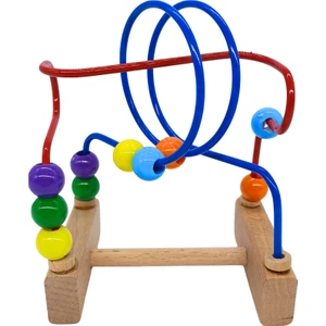 Zuzu Toys Mini Eğitici Ahşap Boncuk Koordinasyon Oyunu 4149