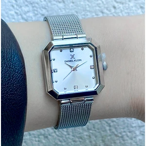 Daniel Klein DKE.1.10954 Kare Kadran Hasır Kordon 3 Atm Suya Dayanıklı Kadın Kol Saati