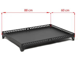 Şömine Altlığı Kalın Şaç Şömine Soba Altlığı (88X60) L Boy