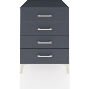 Kronos Komodin 4 Çekmeceli 60X59X80 Antrasit-Antrasit