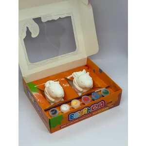 Boyanabilir Capybara Figür Boyama Seti Doğal Malzeme