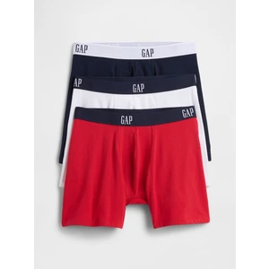 Erkek Kırmızı 3'lü Brief Boxer Seti