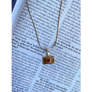 Mektup Kolye Zarf Kolye Hediyelik Kolye