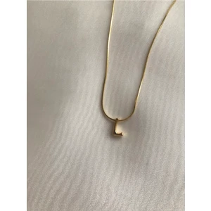 L Harfli Gold Kolye