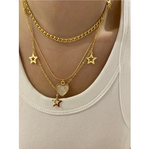 Kadın El Yapımı Tasarım Charm Kolye Seti